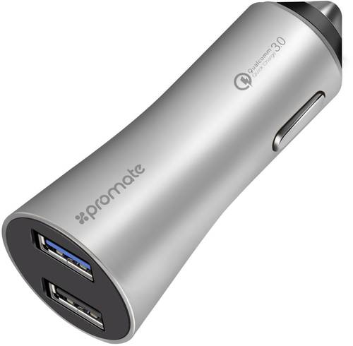 Pro Mate Robust-QC3silver Robust-QC3silver USB-Ladegerät KFZ, LKW Ausgangsstrom (max.) 4800mA 2 x U