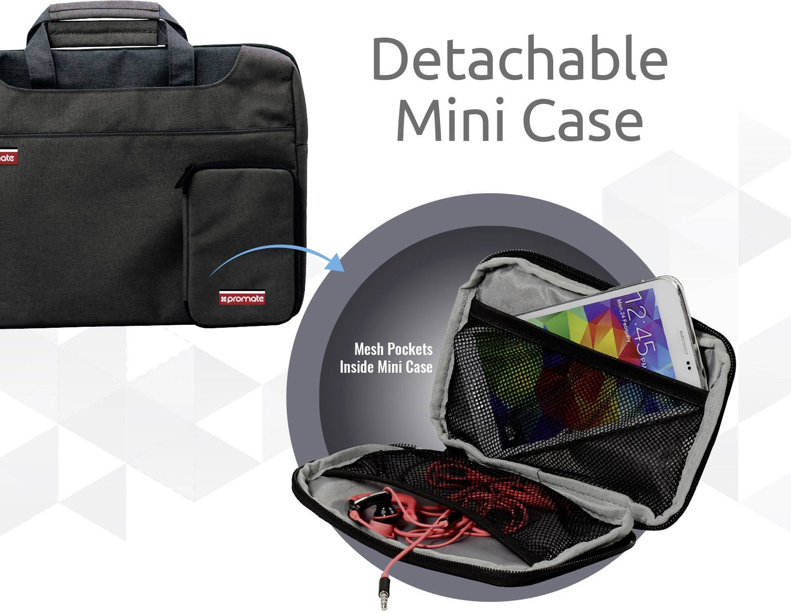 Pro Mate Laptoptasche Desire-S Schwarz Desire-S BK