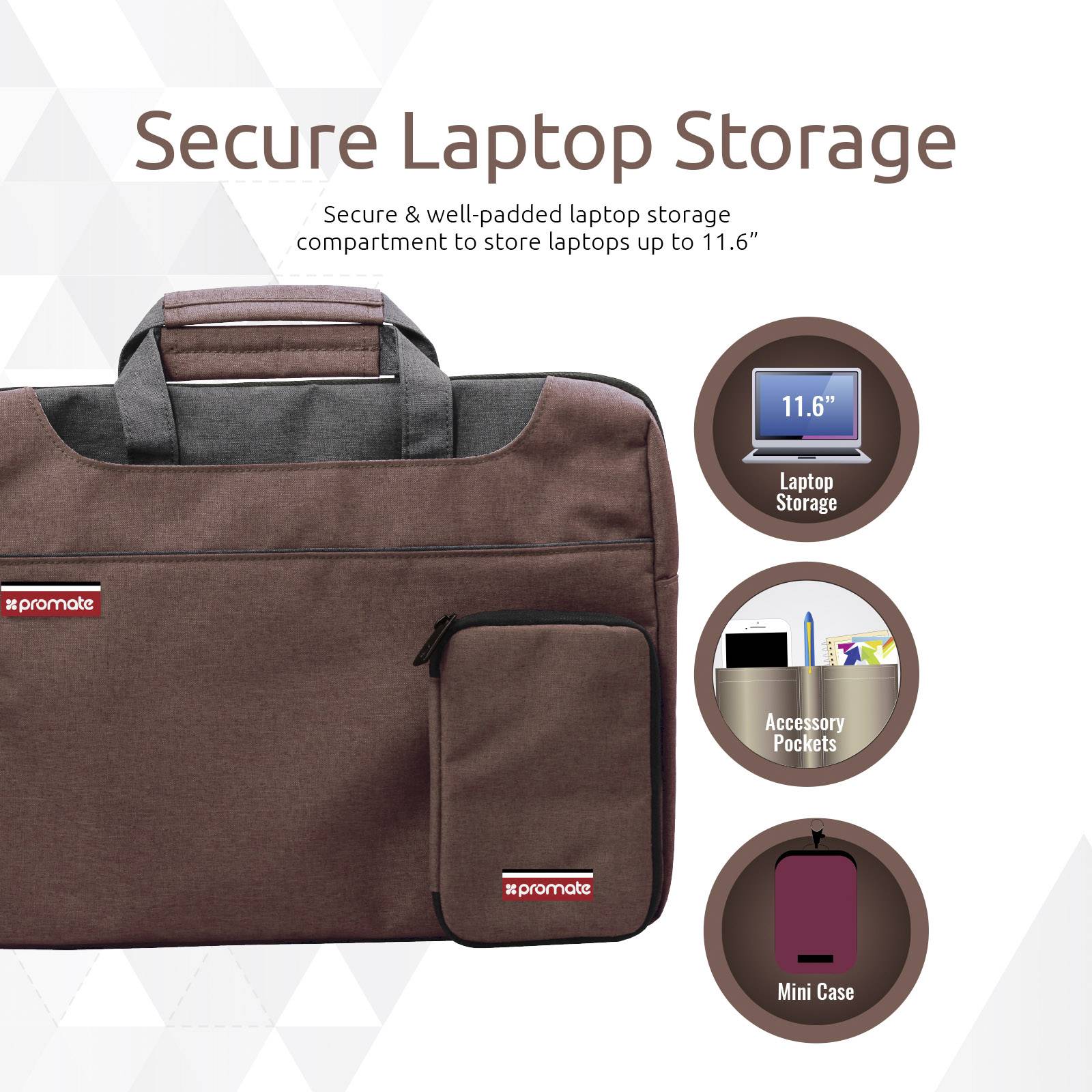 Pro Mate Laptoptasche Desire-S Braun Desire-S BW