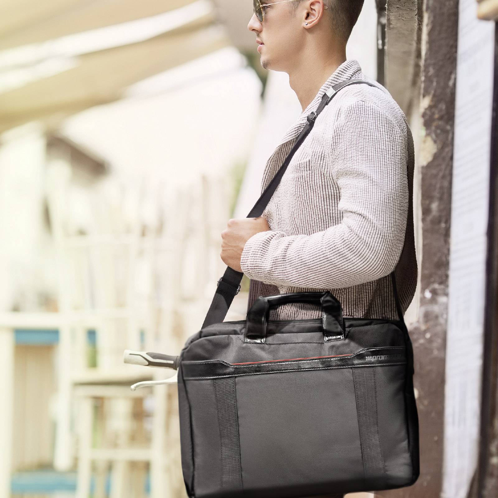Pro Mate Tasche Solo-MB Schwarz, Rot SoloMB