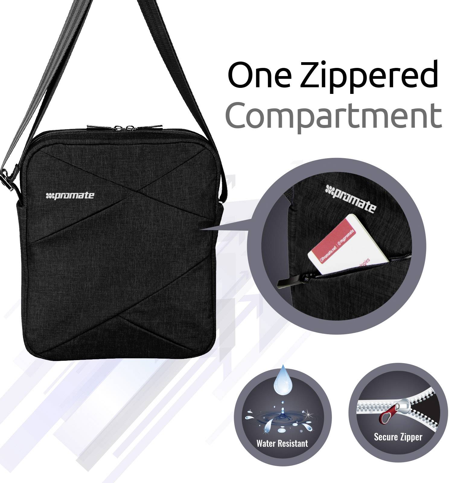 Pro Mate Tasche Trench-S Schwarz Trench-S BK