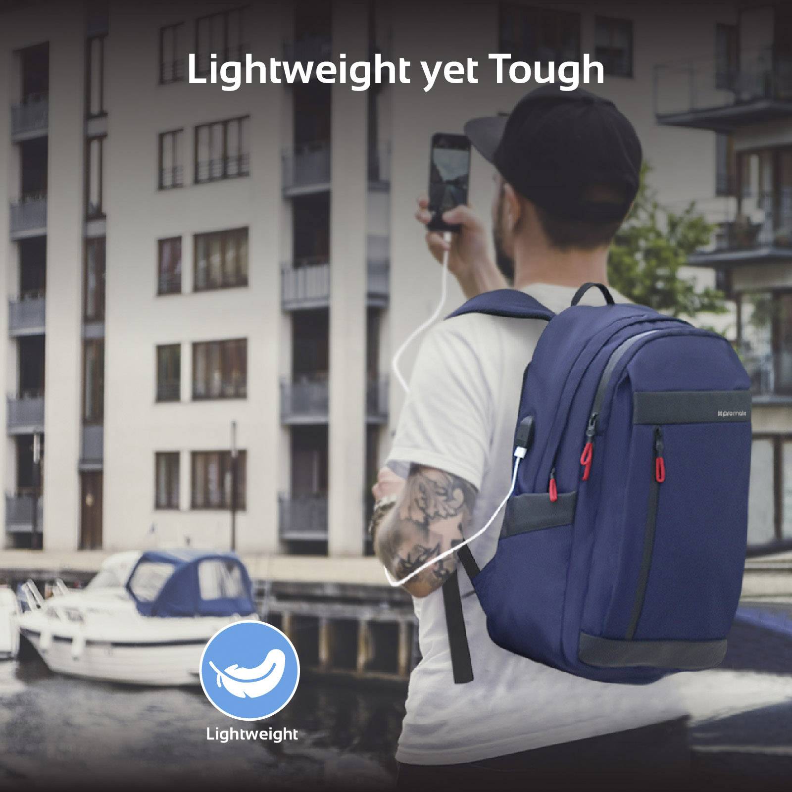 Pro Mate Rucksack Metro-BP Blau MetroBP BL