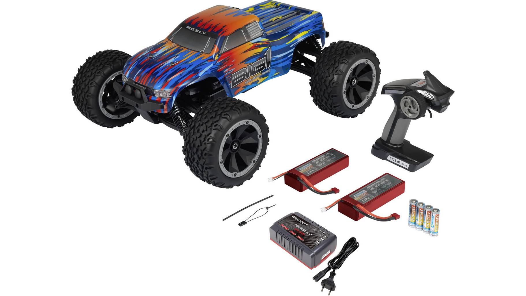 Reely Reely BIG1 Brushless 1:8 RC Modellauto Elektro Monstertruck ...