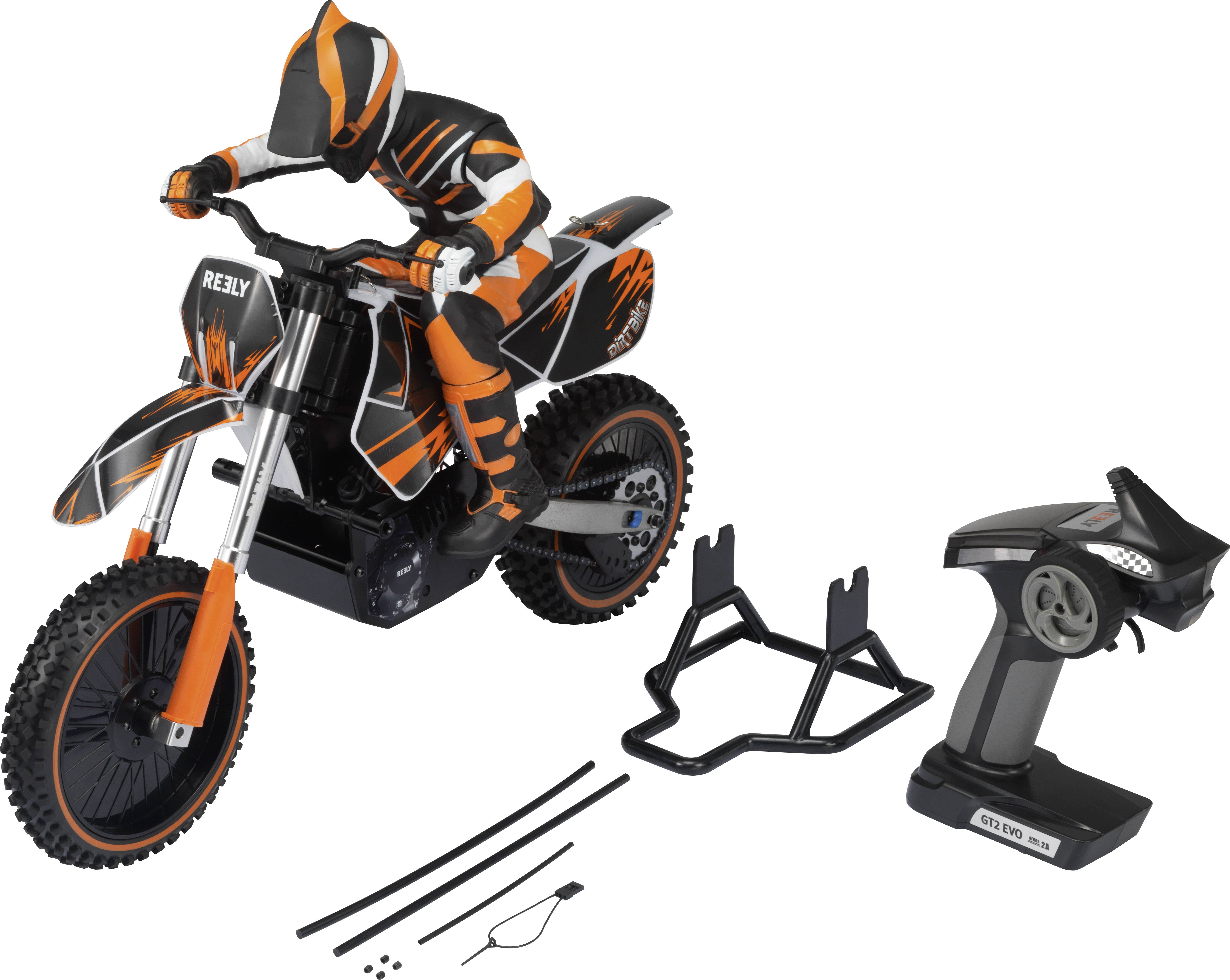 Reely Dirtbike Brushless 1:4 RC Motorrad Elektro RtR 2,4 GHz