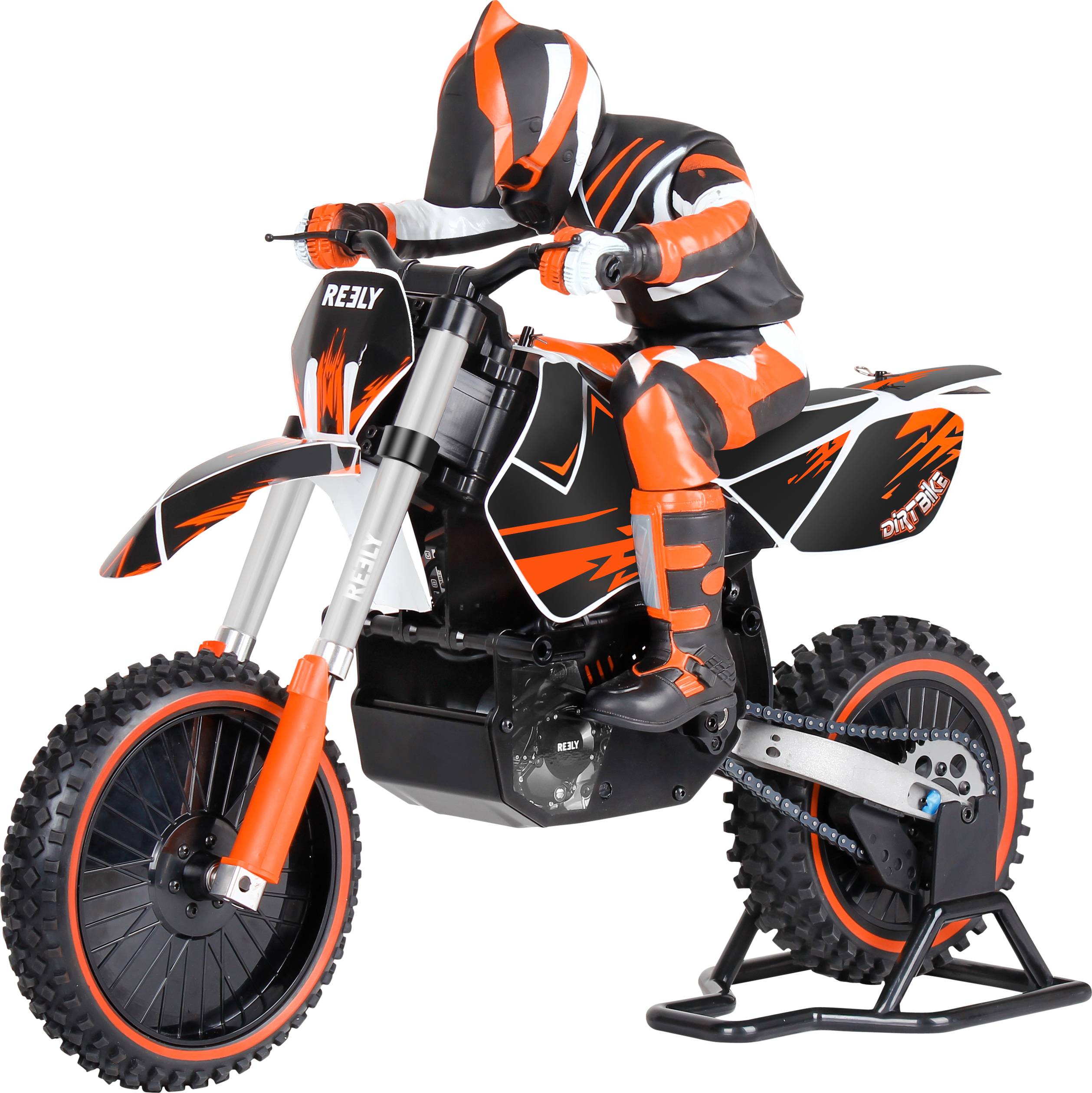 Reely Dirtbike Brushless 1:4 RC Motorrad Elektro RtR 2,4GHz