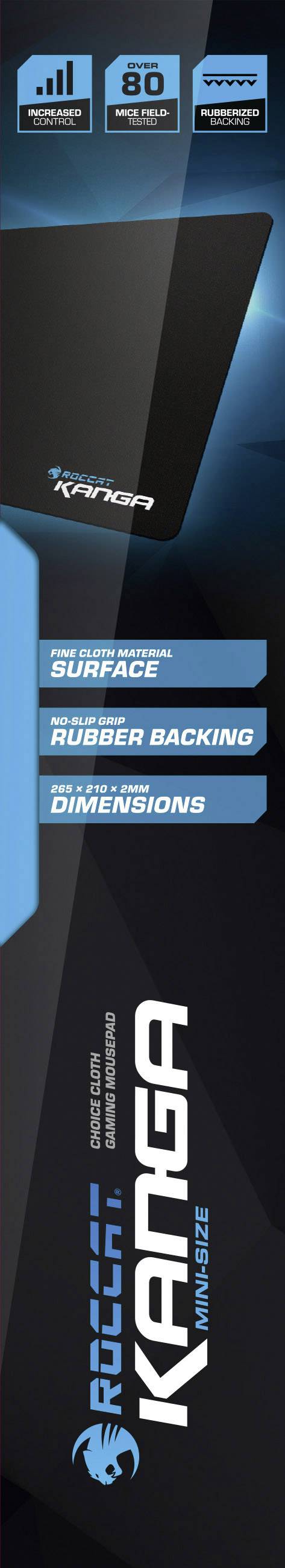 Roccat Kanga Mini Gaming-Mauspad Schwarz
