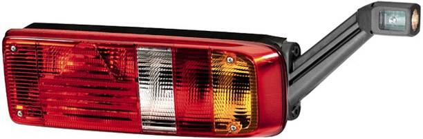 Hella Anhänger-Rückleuchte Blinker, Bremslicht, Nebelschlussleuchte, Rückfahrscheinwerfer, Rückleuchte, Reflektor hinten, rechts 24 V