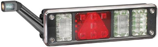 Hella Anhänger-Rückleuchte 7-polig Blinker, Bremslicht, Nebelschlussleuchte, Rückfahrscheinwerfer, Rückleuchte, Markierungsleuchte hinten, links