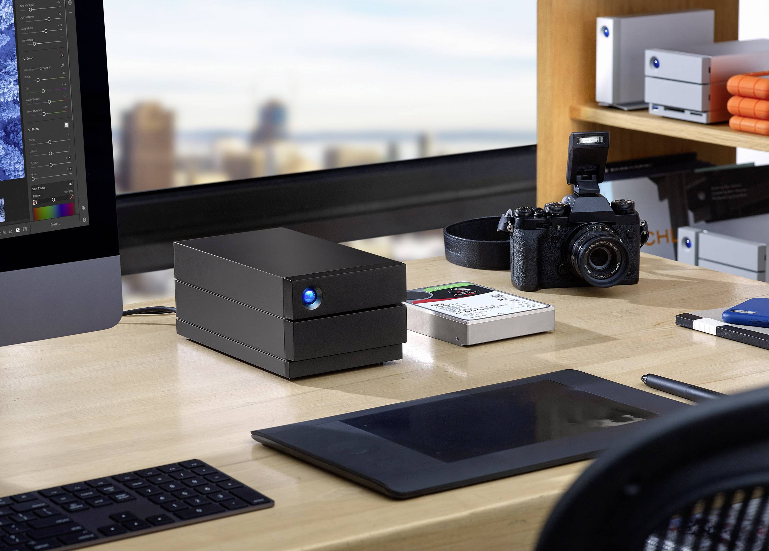 LaCie 2big Raid 8 TB Externe Festplatte 8.9 cm (3.5 Zoll) USB-C® Schwarz STHJ8000800