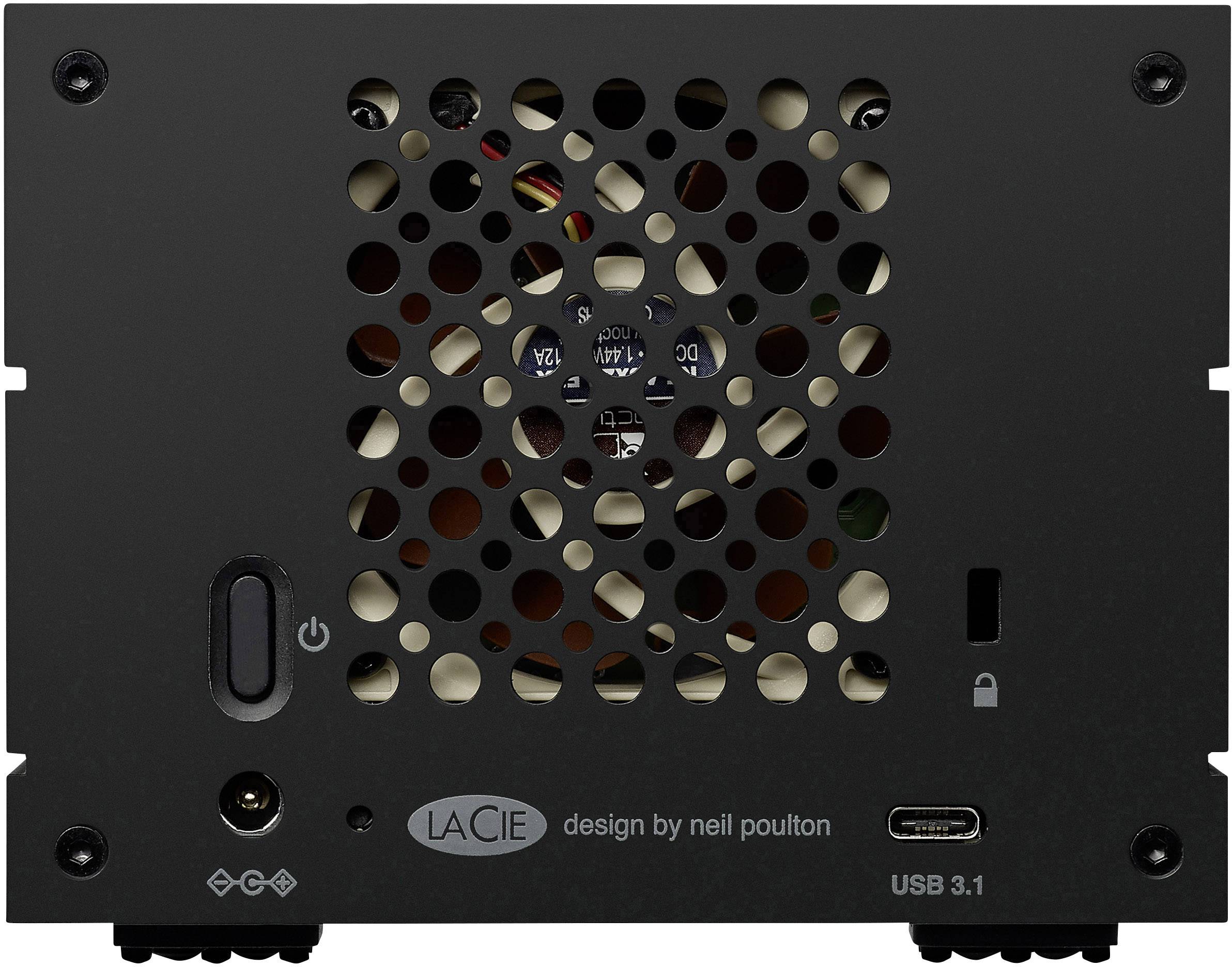 LaCie 2big Raid 8 TB Externe Festplatte 8.9 cm (3.5 Zoll) USB-C® Schwarz STHJ8000800