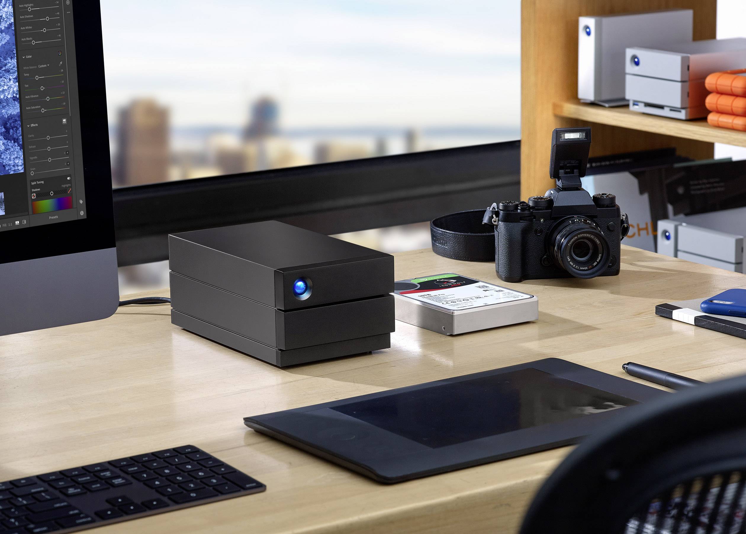 LaCie 2big Raid 16 TB Externe Festplatte 8.9 cm (3.5 Zoll) USB-C® Schwarz STHJ16000800