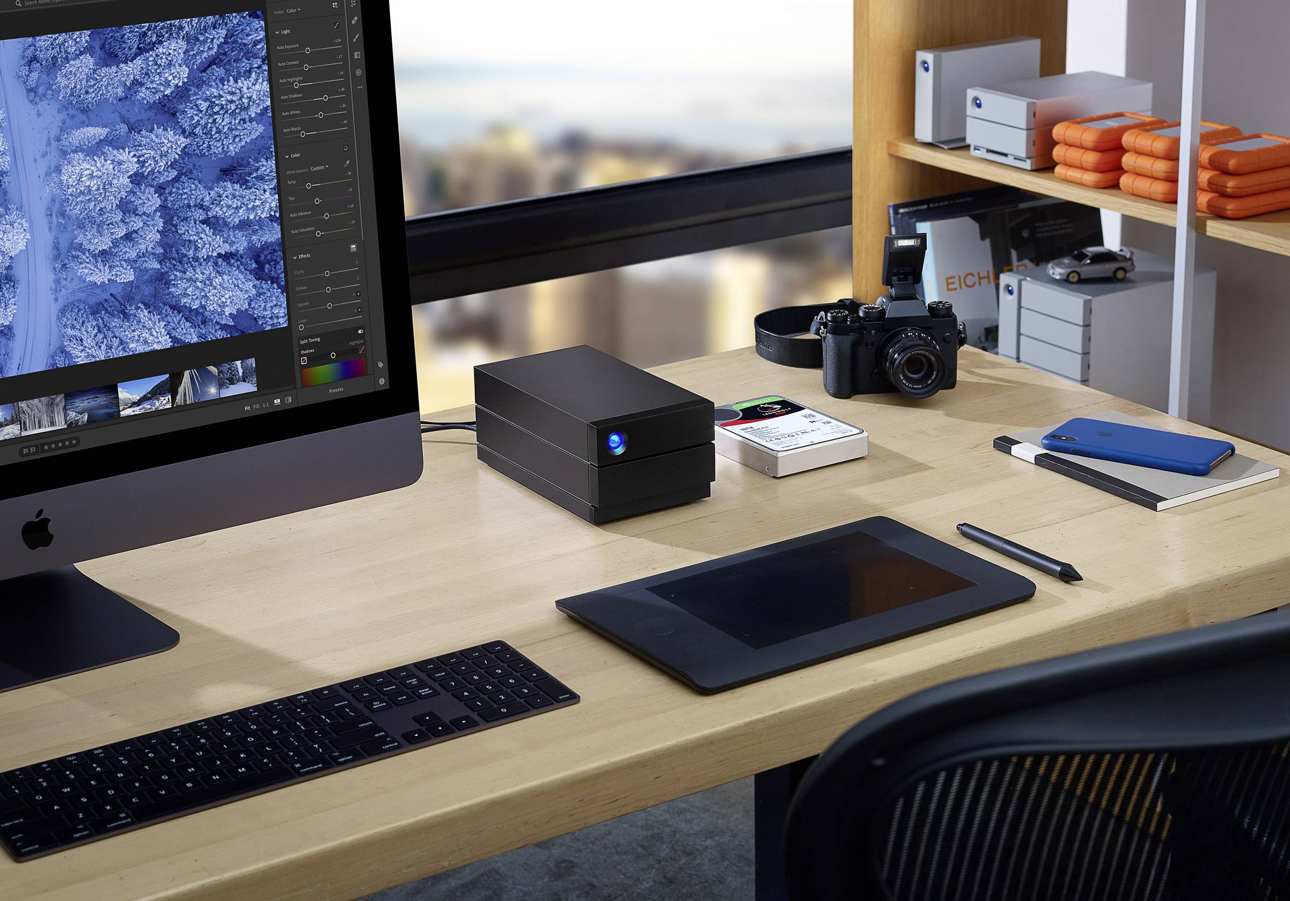 LaCie 2big Raid 16 TB Externe Festplatte 8.9 cm (3.5 Zoll) USB-C® Schwarz STHJ16000800