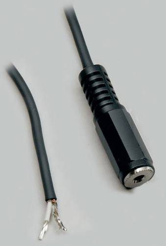 BKL Electronic Klinken-Anschlusskabel Klinkenbuchse 2.5mm - Kabel, offenes Ende Mono Polzahl:2 1St.