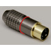BKL Electronic 0212014 Miniatur-DIN-Rundsteckverbinder Stecker, gerade Polzahl (num): 8 Chrom 1 St.