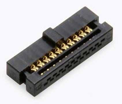 BKL Electronic 10120665Pfosten-Steckverbinder Rastermaß: 1.27mm Polzahl Gesamt: 16 Anzahl Reihen: 2 1St.