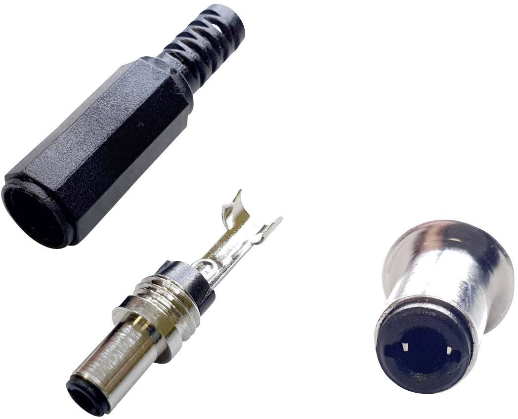 BKL Electronic 075253 Niedervolt-Steckverbinder Stecker, gerade 5.50mm 2.10mm 1St.