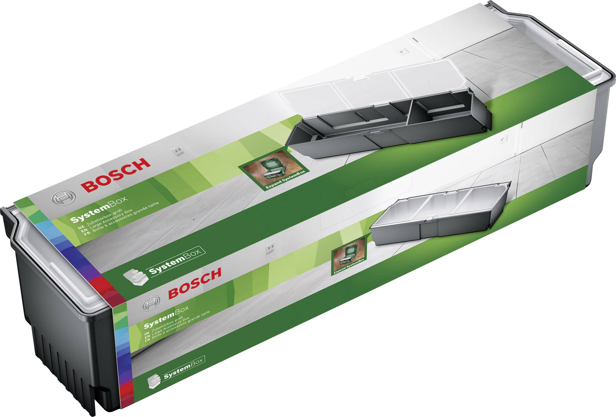 Bosch Home and Garden InstrumentBoxAcce 1600A016CW Werkzeugkasten unbestückt PP Schwarz (L x B x H) 350 x 105 x 80 mm