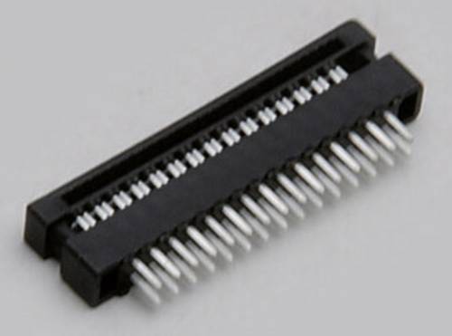 TRU COMPONENTS Federleiste mit Flachkabelabgang Rastermaß: 2mm Polzahl Gesamt: 8 Anzahl Reihen: 2 1