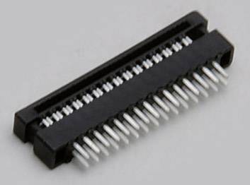 TRU COMPONENTS TC-2506342 Federleiste mit Flachkabelabgang Rastermaß: 2mm Polzahl Gesamt: 8 Anzahl Reihen: 2