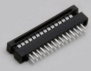 TRU COMPONENTS TC-2506347 Federleiste mit Flachkabelabgang Rastermaß: 2mm Polzahl Gesamt: 20 Anzahl Reihen: 2