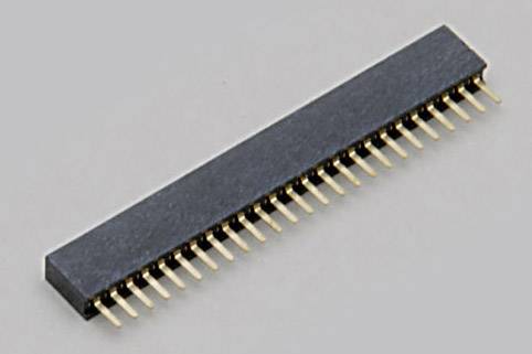 TRU COMPONENTS Buchsenleiste (Standard) Anzahl Reihen: 1 Polzahl je Reihe: 14 TC-2506444