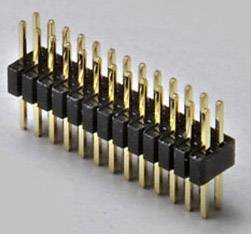 TRU COMPONENTS Stiftleiste (Standard) Anzahl Reihen: 2 Polzahl je Reihe: 3 TC-2506329