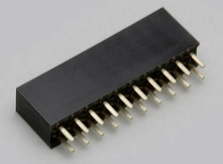 TRU COMPONENTS TC-2506351Pfosten-Steckverbinder Rastermaß: 2mm Polzahl Gesamt: 6 Anzahl Reihen: 2