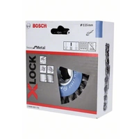 Bosch Accessories Scheibenbürste Heavy for Metal X-LOCK, gezopft, 115 mm, 0,5 mm, 12mm 2608620731 1St. Bosch Accessories Scheibenbürste Heavy for Metal X-LOCK, gezopft, 115 mm, 0,5 mm, 12mm 2608620731 1St.