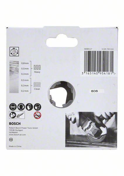 Bosch Accessories Scheibenbürste Clean for Metal X-LOCK, gewellt, 115 mm, 0,3 mm 2608620732 1 St.