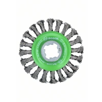Bosch Accessories Scheibenbürste Heavy for Inox X-LOCK, gezopft, rostfrei, 115 mm, 0,5 mm 2608620733 1 St. Bosch Accessories Scheibenbürste Heavy for Inox X-LOCK, gezopft, rostfrei, 115 mm, 0,5 mm 2608620733 1 St.