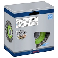 Bosch Accessories Scheibenbürste Heavy for Inox X-LOCK, gezopft, rostfrei, 115 mm, 0,5 mm 2608620733 1 St. Bosch Accessories Scheibenbürste Heavy for Inox X-LOCK, gezopft, rostfrei, 115 mm, 0,5 mm 2608620733 1 St.