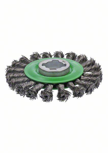 Bosch Accessories Scheibenbürste Heavy for Inox X-LOCK, gezopft, rostfrei, 115 mm, 0,5mm 2608620733 1St.