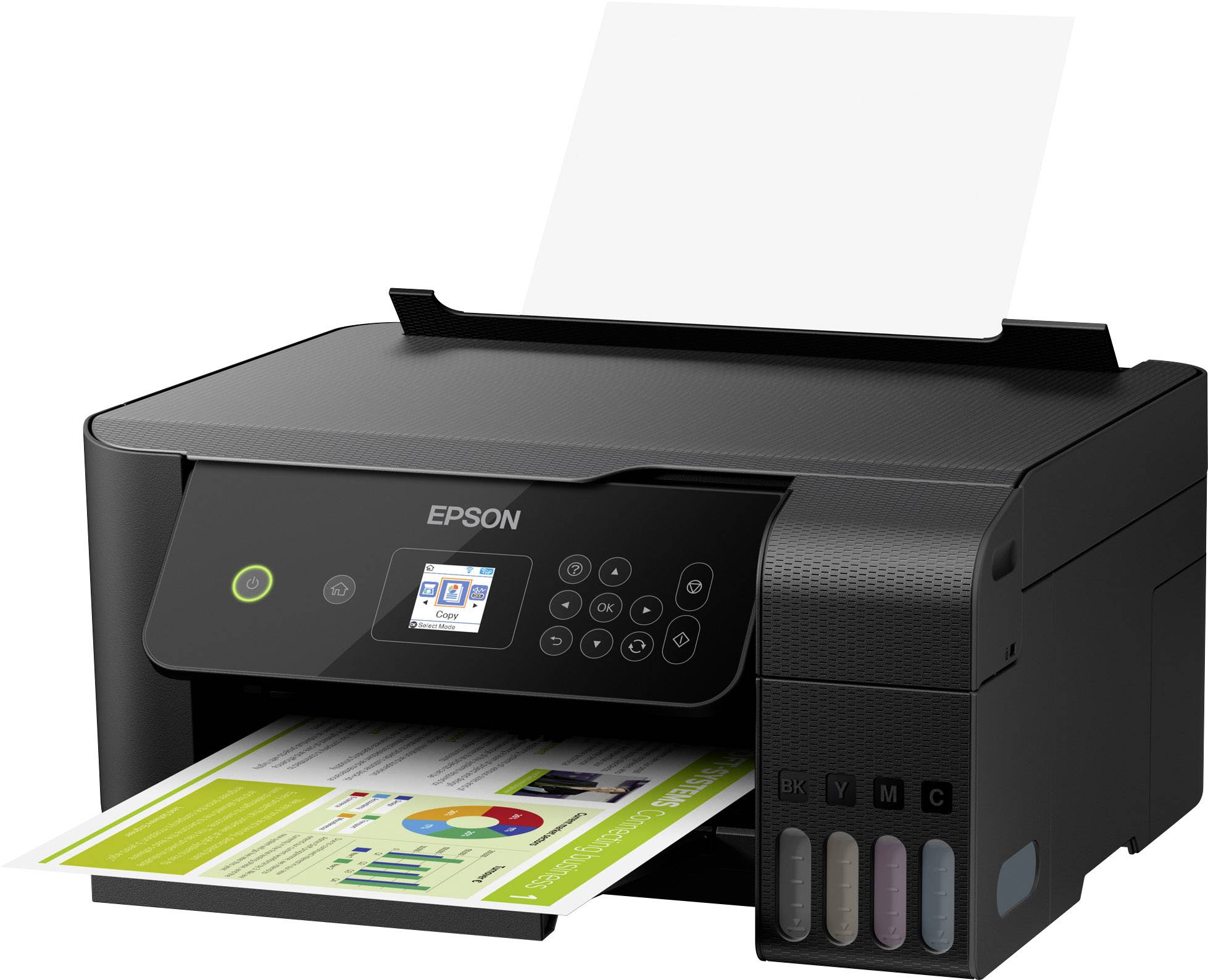 Epson EcoTank ET-2720 Multifunktionsdrucker Tintenstrahl Farbe A4 Drucker, Scanner, Kopierer WLAN, Tintentank-System
