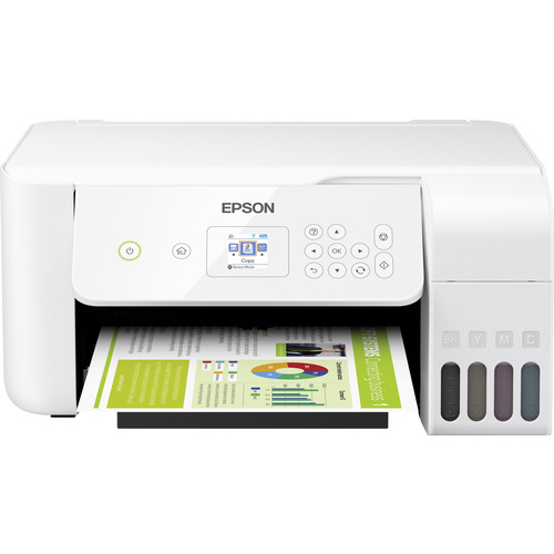 Epson EcoTank ET-2726 Farb Tintenstrahl Multifunktionsdrucker A4 Drucker, Scanner, Kopierer WLAN, Tintentank-System