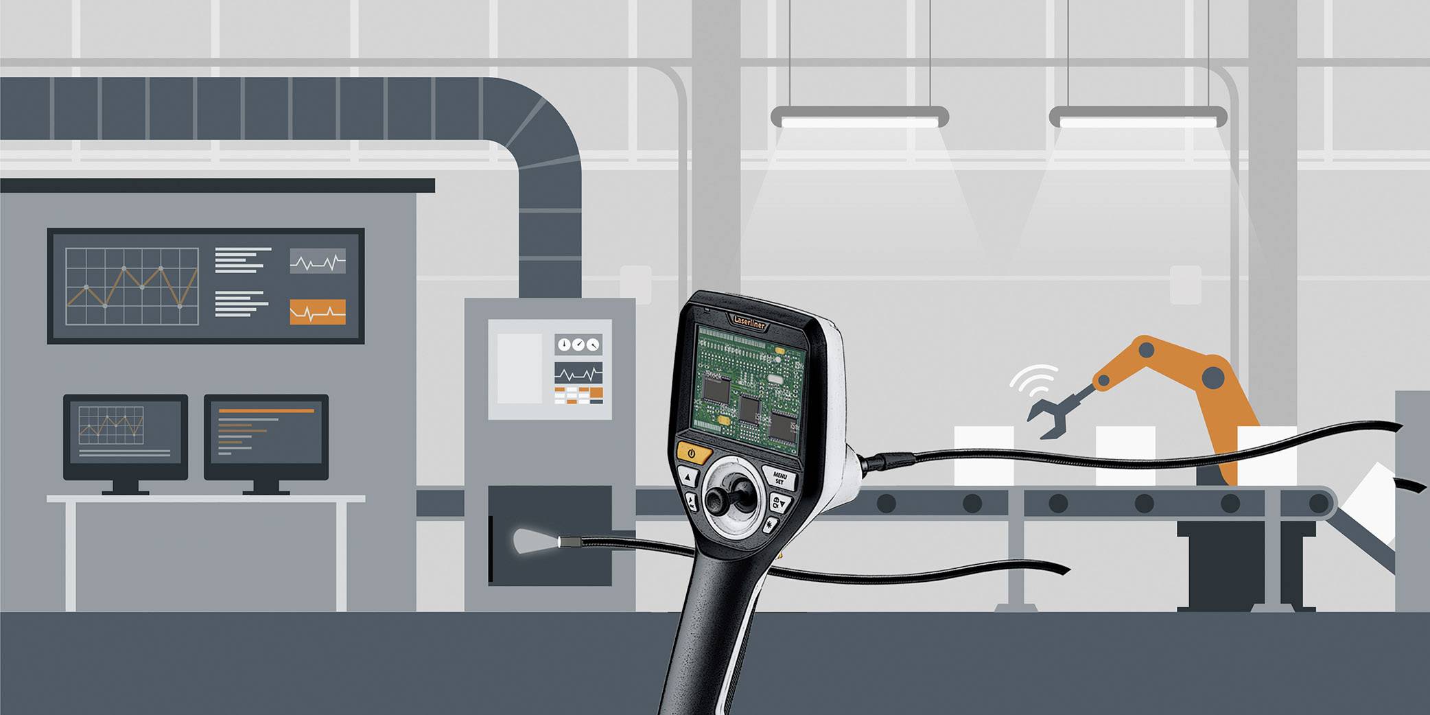 Laserliner 082.270A Inspektions-Kamera Sonden-Ø: 6mm Sonden-Länge: 1m