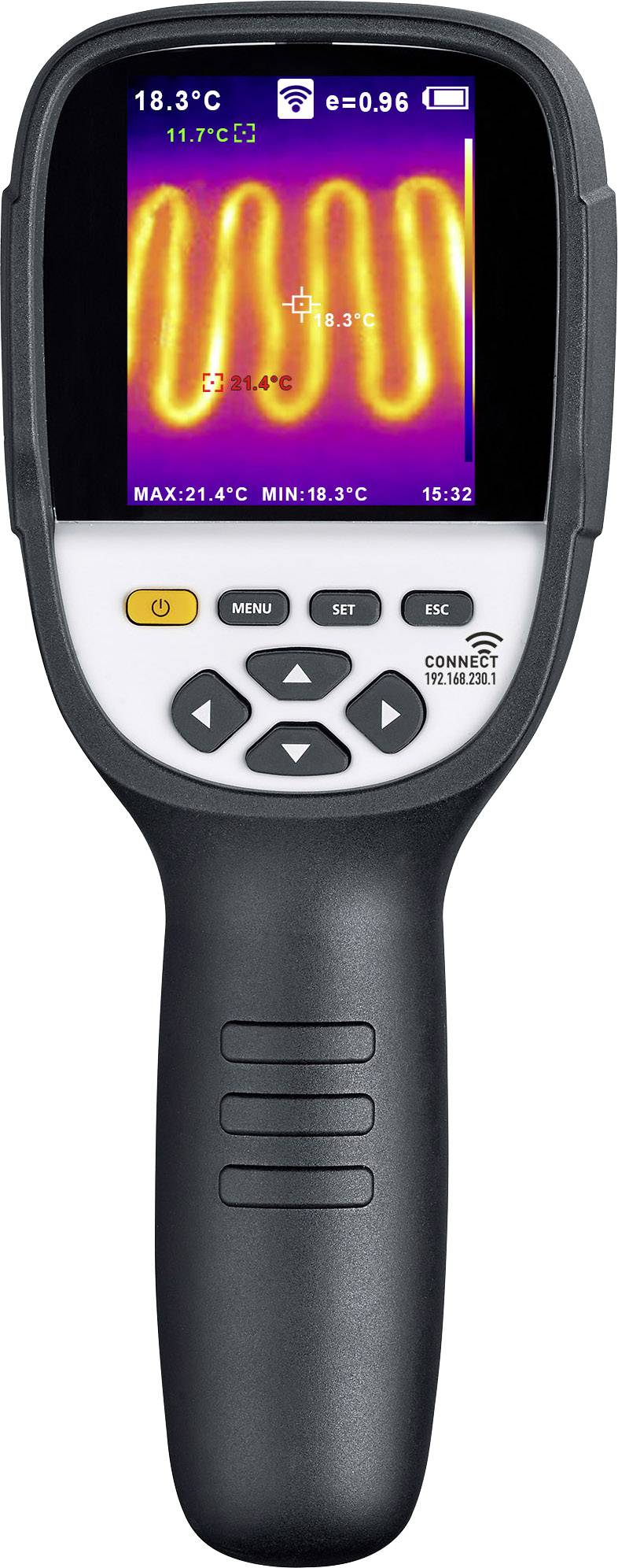Laserliner ThermoCamera Connect Wärmebildkamera -20 bis 350°C 220 x 165 Pixel 9Hz integrierte Digitalkamera