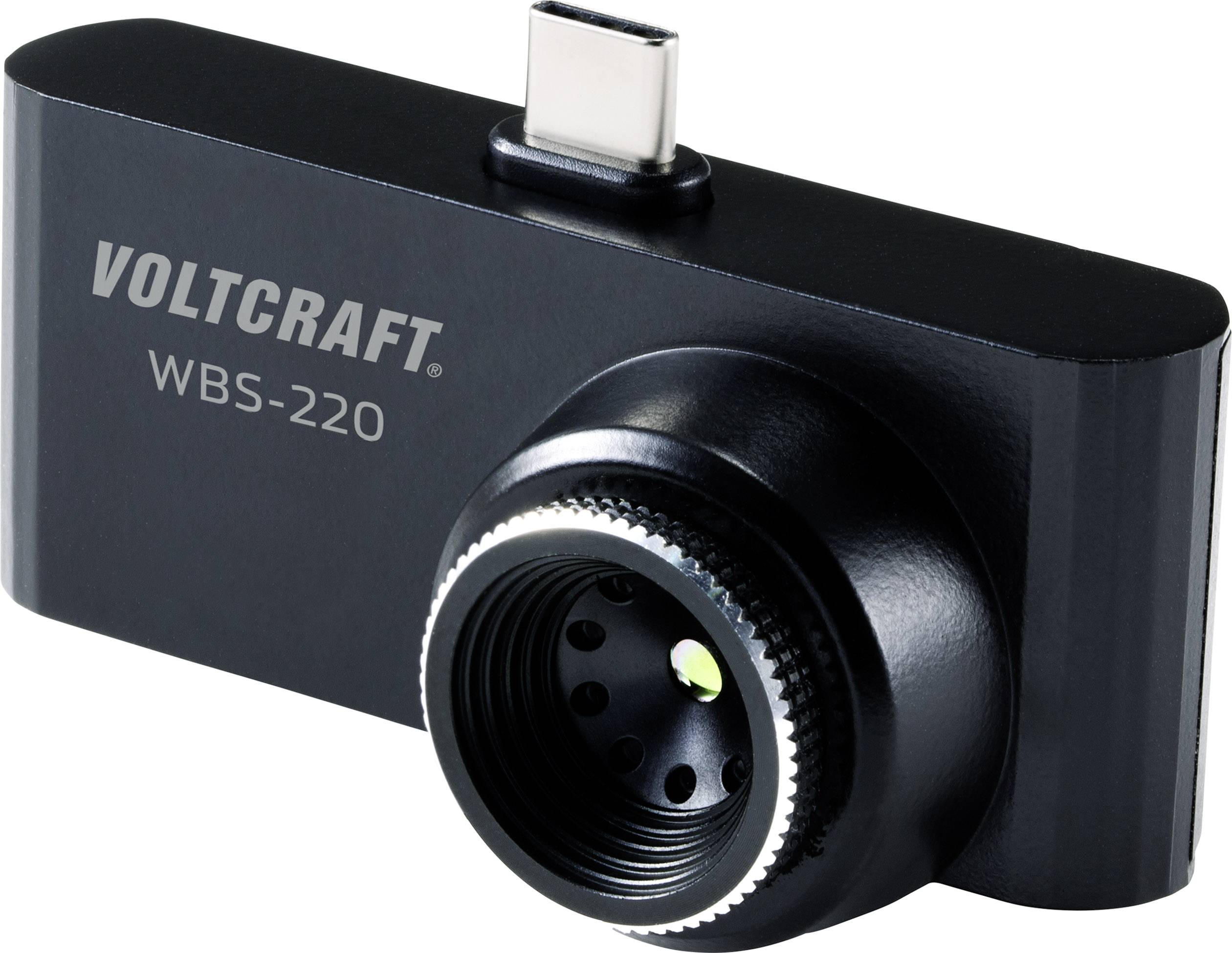 VOLTCRAFT WBS-220 Handy Wärmebildkamera -10 bis 330°C 206 x 156 Pixel 9Hz USB-C® Anschluss für Android Geräte