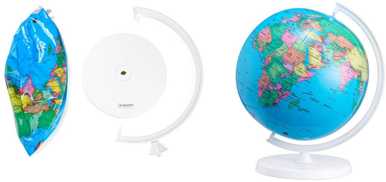 Oregon Scientific SmartGlobe™ Air - aufblasbarer Globus mit erweiterter Realität