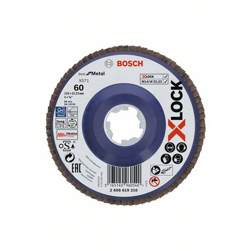 Bosch Accessories 2608619210 Durchmesser 125mm Bohrungs-Ø 22.23mm 1St.