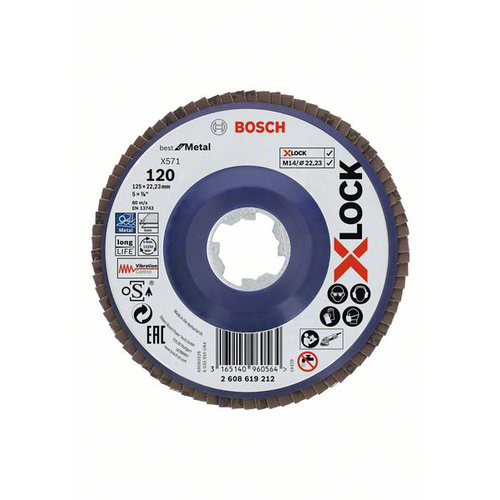Bosch Accessories 2608619212 Durchmesser 125mm Bohrungs-Ø 22.23mm 1St.