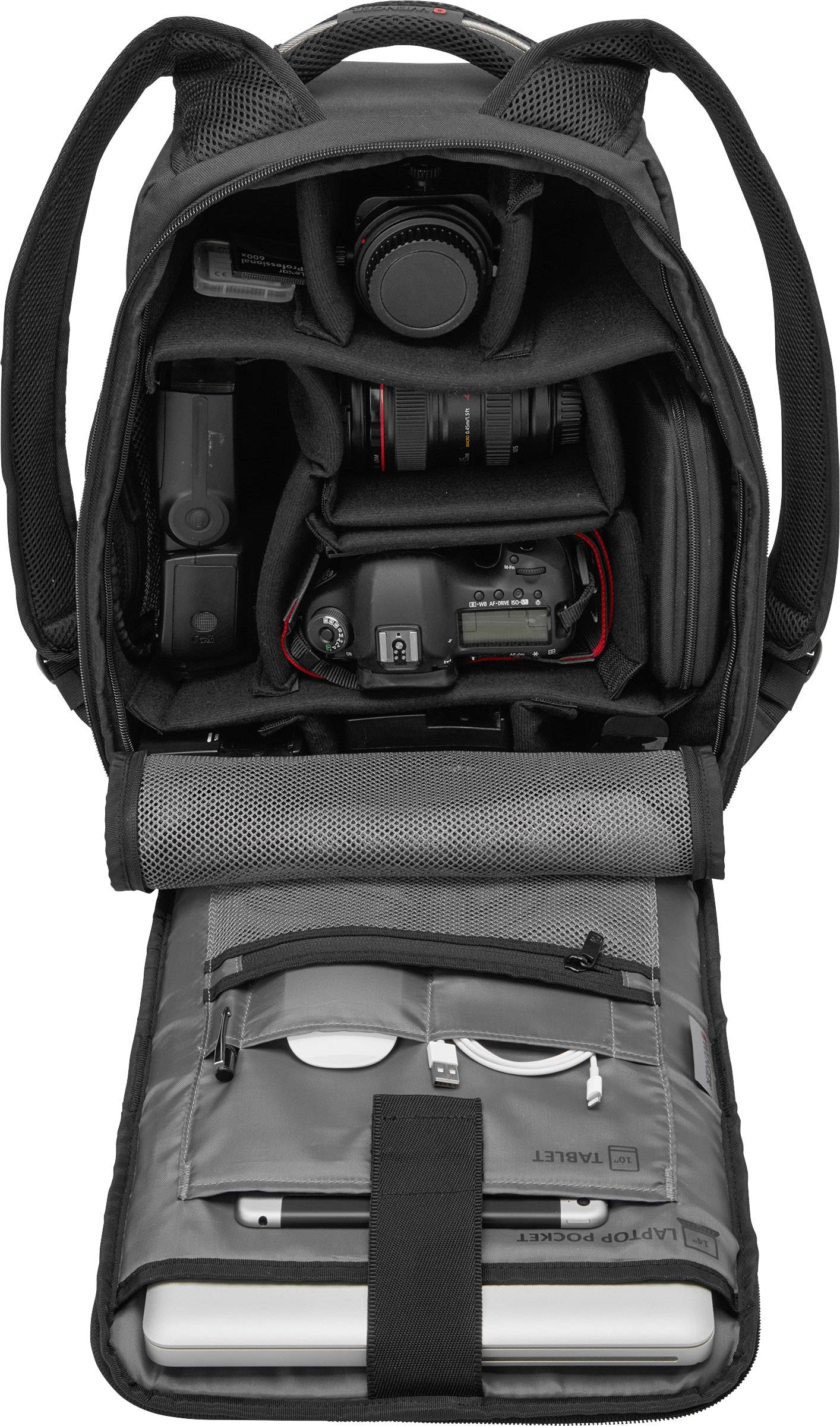 Wenger Notebook Rucksack TechPack Passend für maximal: 35,6cm (14") Schwarz