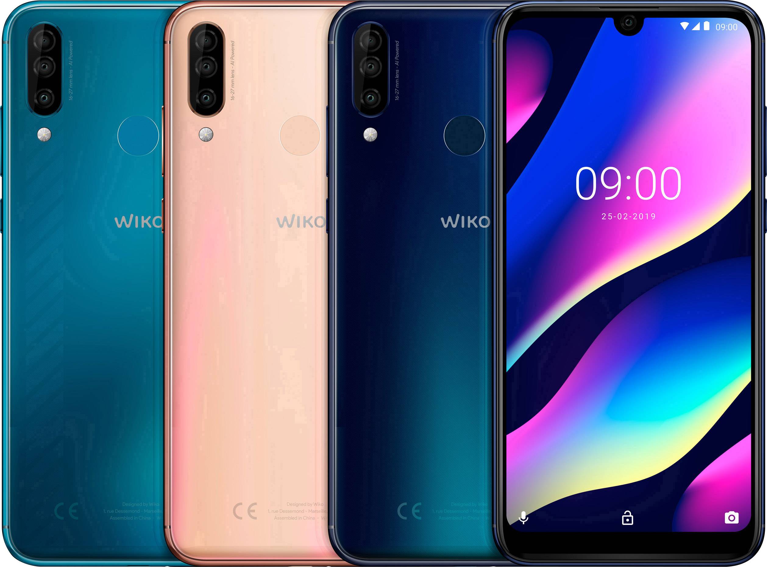 WIKO View 3 Smartphone 64GB 6.26 Zoll (15.9 cm) Hybrid-Slot Android™ 9.0 12 Mio. Pixel Gold