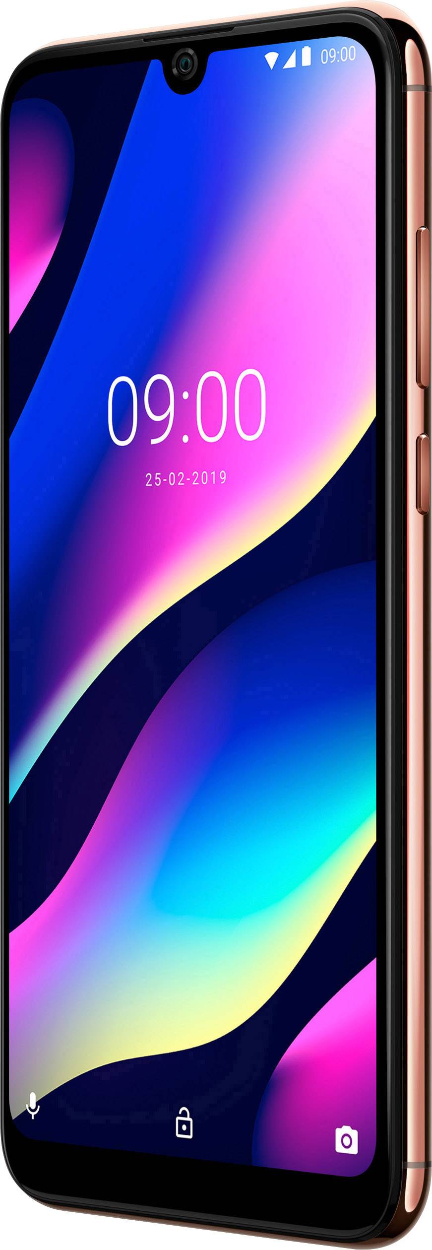 WIKO View 3 Smartphone 64GB 6.26 Zoll (15.9 cm) Hybrid-Slot Android™ 9.0 12 Mio. Pixel Gold