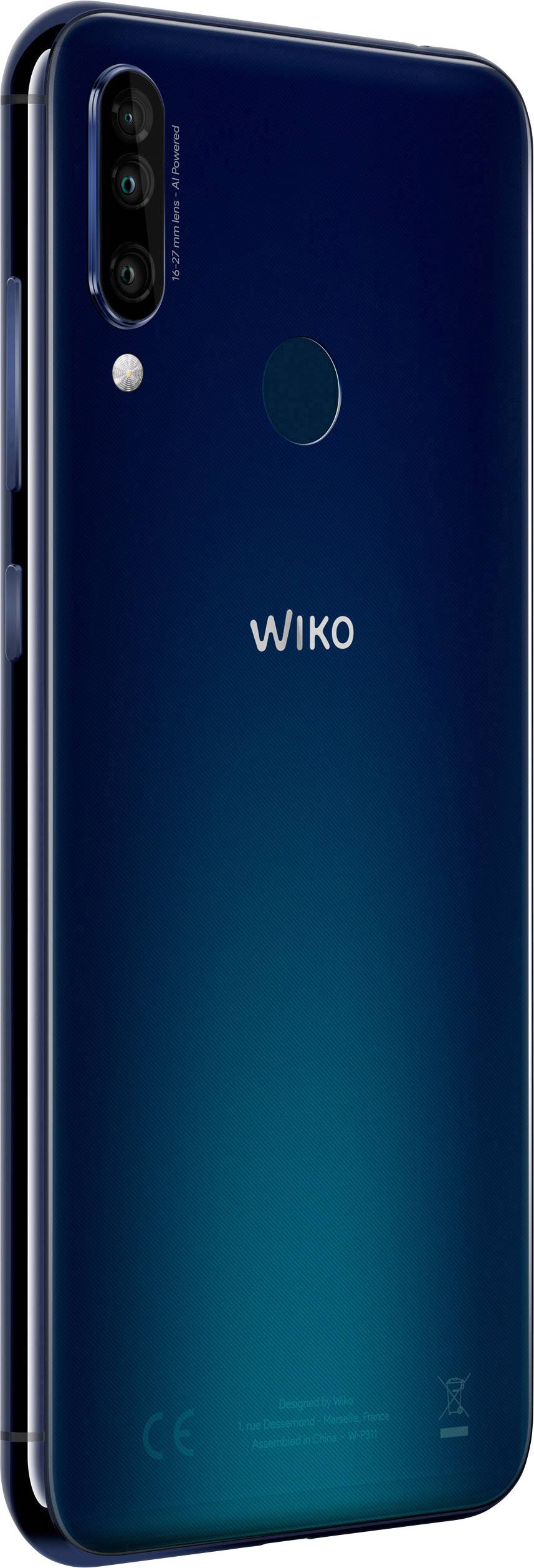 WIKO View 3 Smartphone 64GB 6.26 Zoll (15.9 cm) Hybrid-Slot Android™ 9.0 12 Mio. Pixel Anthrazit