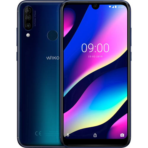 WIKO View 3 Smartphone 64 GB 6.26 Zoll (15.9 cm) Hybrid-Slot Android™ 9.0 12 Mio. Pixel Anthrazit