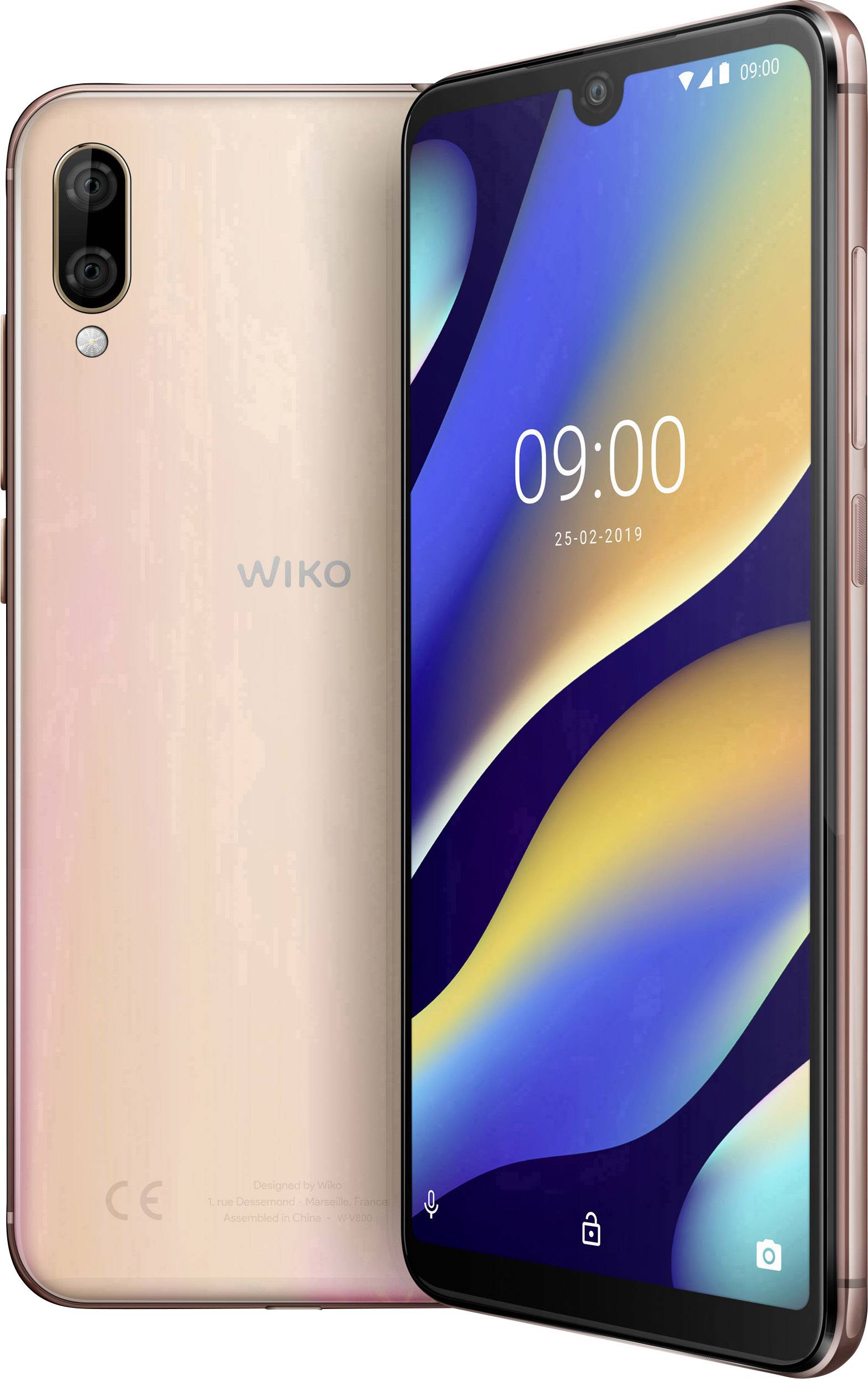 WIKO VIEW3 Lite Smartphone 32GB 6.09 Zoll (15.5 cm) Hybrid-Slot Android™ 9.0 13 Megapixel Roségold