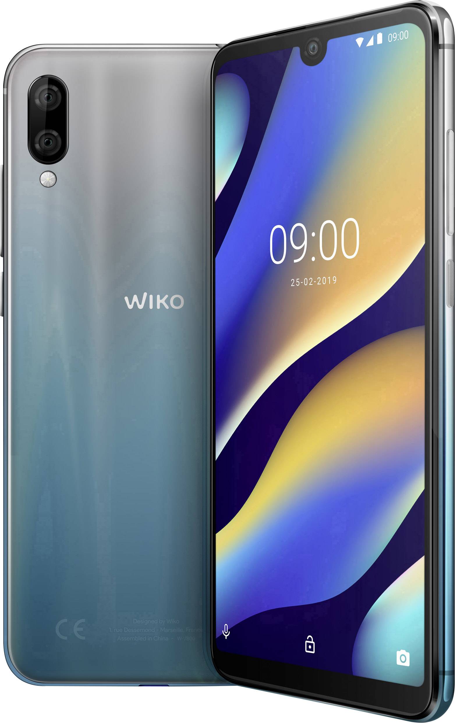 WIKO VIEW3 Lite Smartphone 32 GB 15.5 cm (6.09 Zoll) Ozeanblau Android™ 9.0 Hybrid-Slot