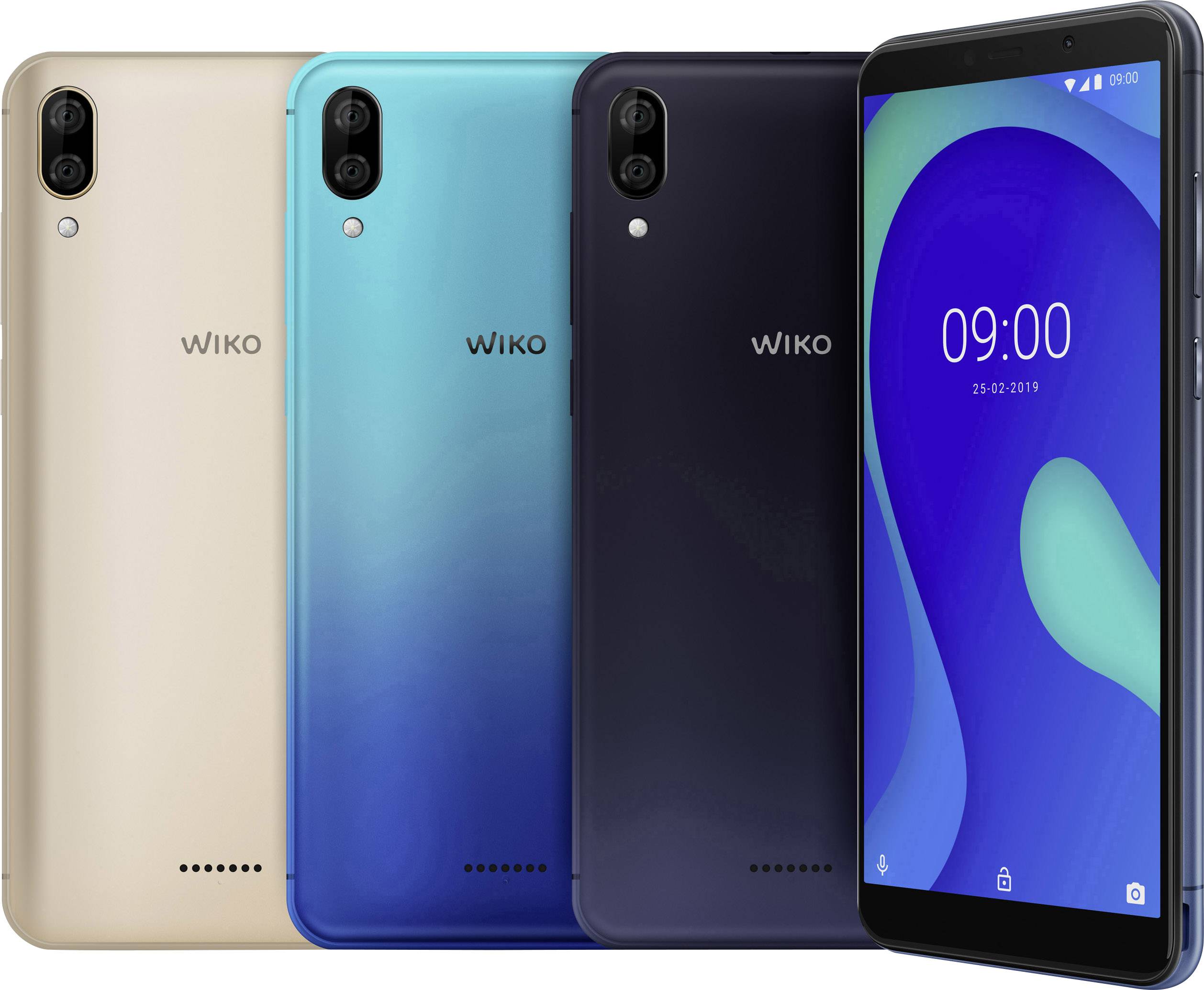 WIKO Y80 Smartphone 16GB 5.99 Zoll (15.2 cm) Hybrid-Slot Android™ 9.0 Anthrazit