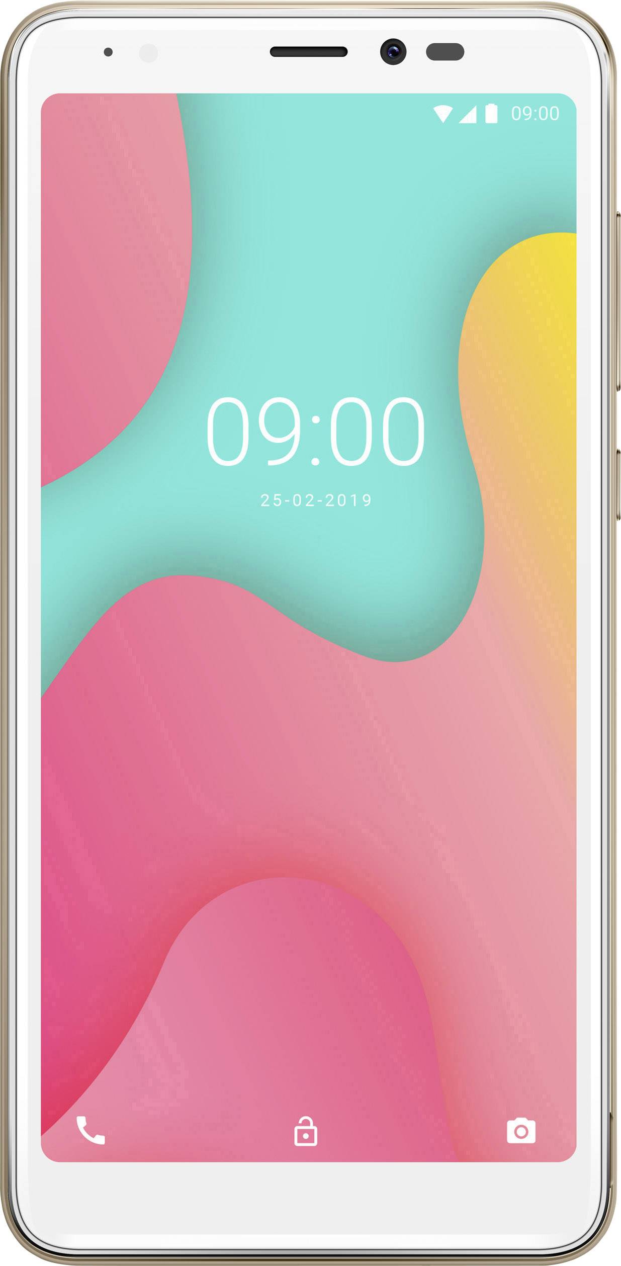 WIKO Y60 Smartphone 16GB 5.45 Zoll (13.8 cm) Hybrid-Slot Android™ 9.0 Pressed Rose