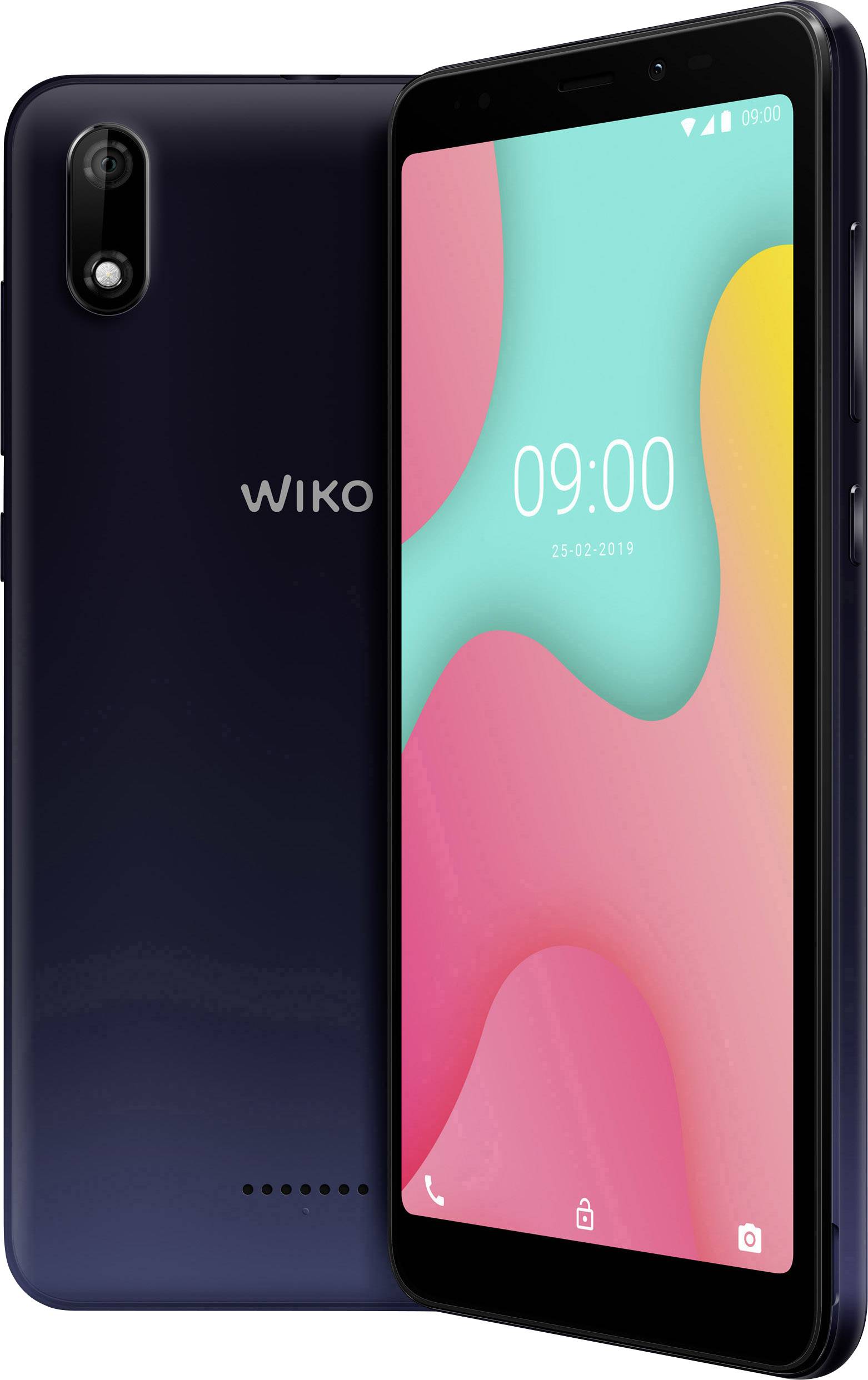 WIKO Y60 Smartphone 16 GB 5.45 Zoll (13.8 cm) Hybrid-Slot Android™ 9.0 Anthracite Blue